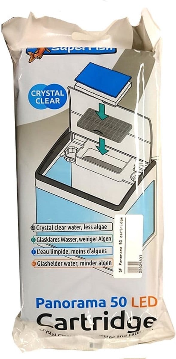 SuperFish Filtercartridges Panorama 50 LED Aquariumset