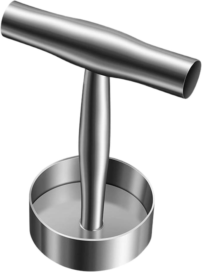 Hamburger Pers - Pasteitjesmaker Vlees - Burgers Maken - Versterkte Constructie - 17.5 x 13.2 x 9 cm - Meerkleurig