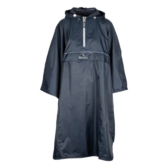 Ralka Regenponcho Waterdicht & Reflectie - Blauw - Volwassenen