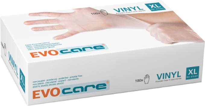 Gants VINYLE Non poudrés XL (9-10) - 3 paquets de 100 gants