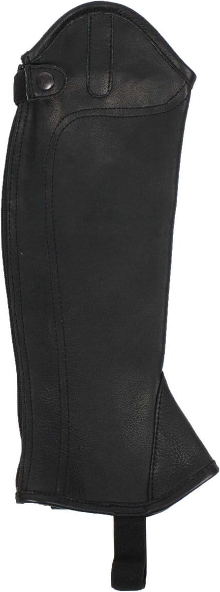 Mondoni Braga Minichaps - Maat: XS - Zwart - Leer