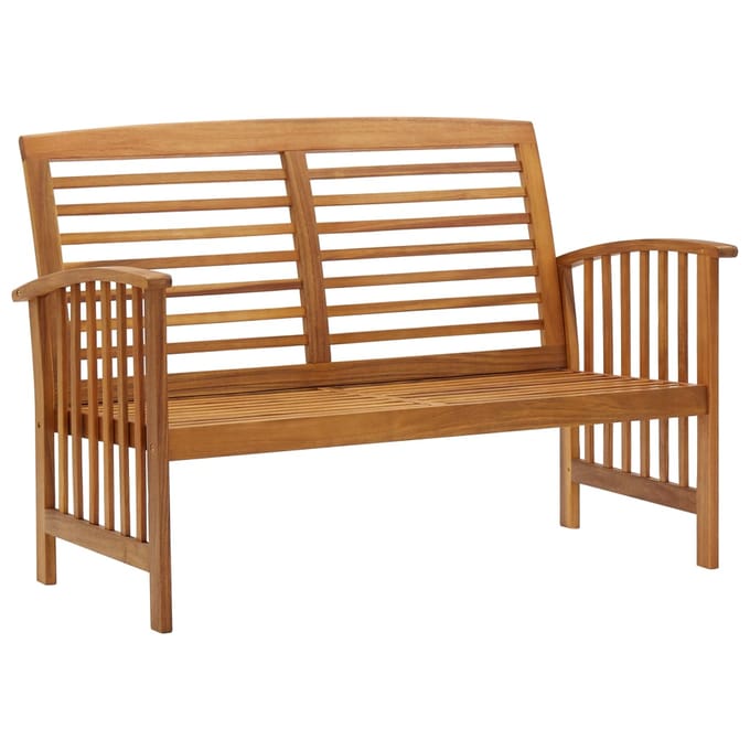 vidaXL - 5-delige - Loungeset - massief - acaciahout