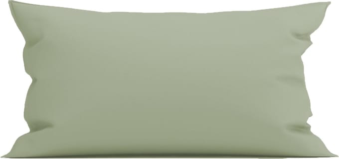 Yellow Kussensloop Percale - Kussenhoes van 40x80 cm - 1 stuk - 100% Katoen-Perkal - Groen