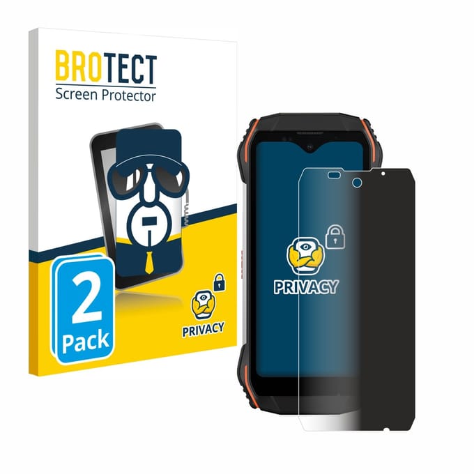 BROTECT - privacy screenprotector voor Blackview N6000 - Folie Beschermfolie Blauwlichtfilter 2 Stuks