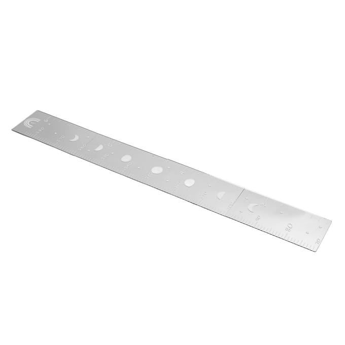 Groeimeter Spiegel Multifunctioneel Acryl Onbreekbaar Flexibel Hoogtemeetlat voor Muur white