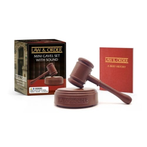 Law & Order: Mini Gavel Set With Sound [with Battery] - Rp Minis - Chip Carter