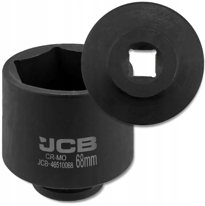 JCB - Impact Dopsleutel - 3/4" - Diep - 6-kant - Cr-Mo