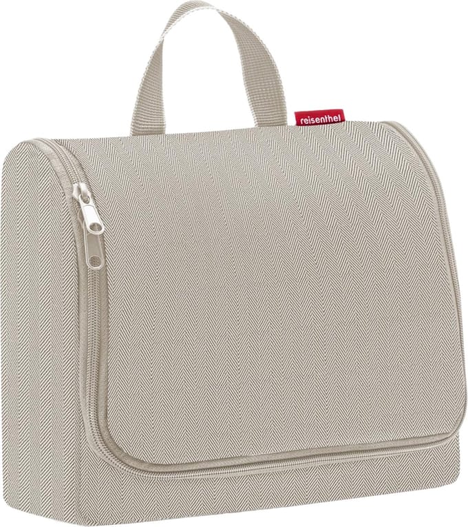 Reisenthel Toiletbag XL Toilettas Ophangen - 4L - Herringbone Zand