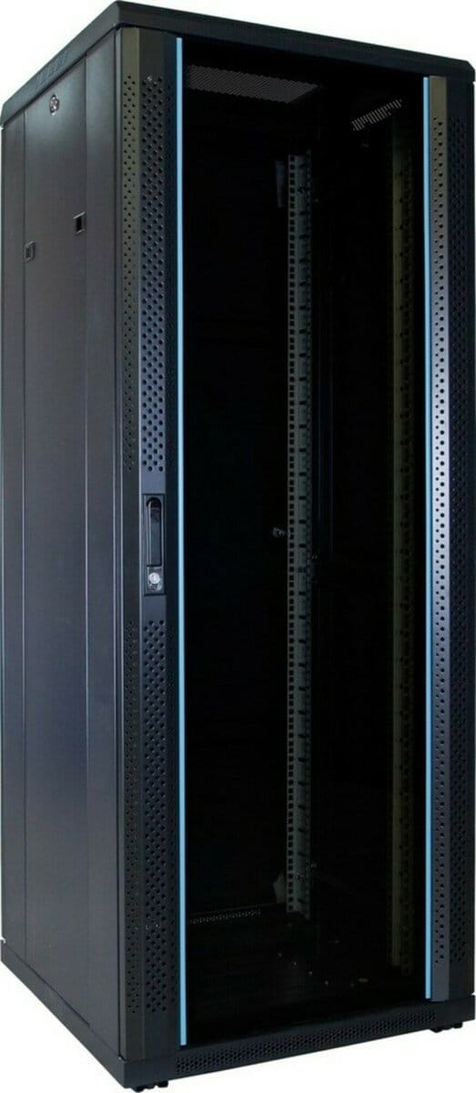 DSIT 32U serverkast met glazen deur 600x600x1600mm (BxDxH) - serverbehuizing - serverrack - 19 inch