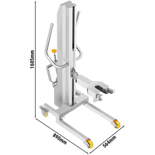 GGM Gastro Kebablift voor dönerrobot - max. draagvermogen: 350 kg zilver