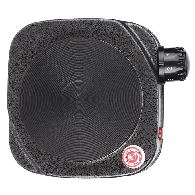 Plaque Chauffante Électrique Multifonctionnelle Four Électrique (Gris Argent 220- ) black