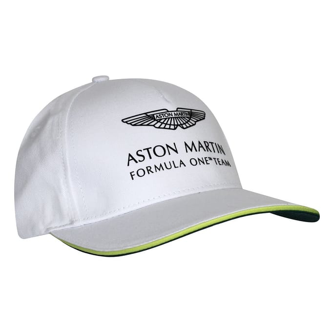 Aston Martin Formule Een Officieel Team Heren Wit Cap