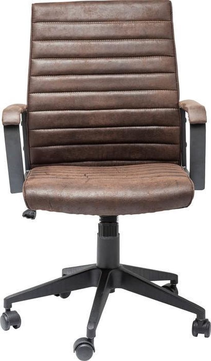 Kare Design Bureaustoel Antiek Vintage Bruin
