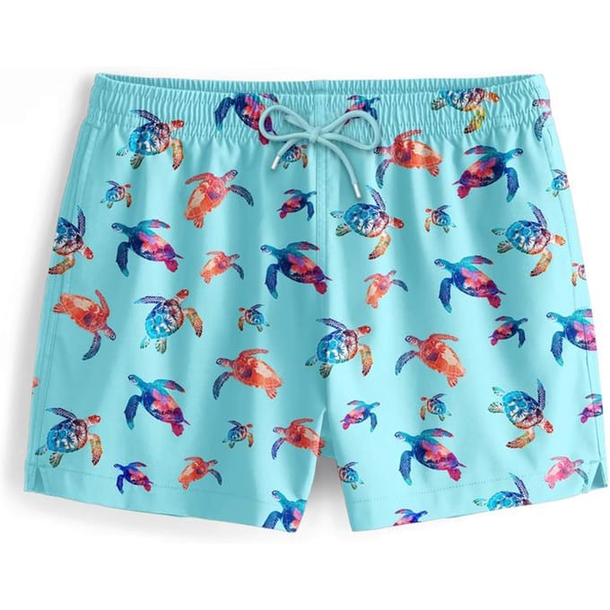 "Watercolor Turtle" Zwemshorts