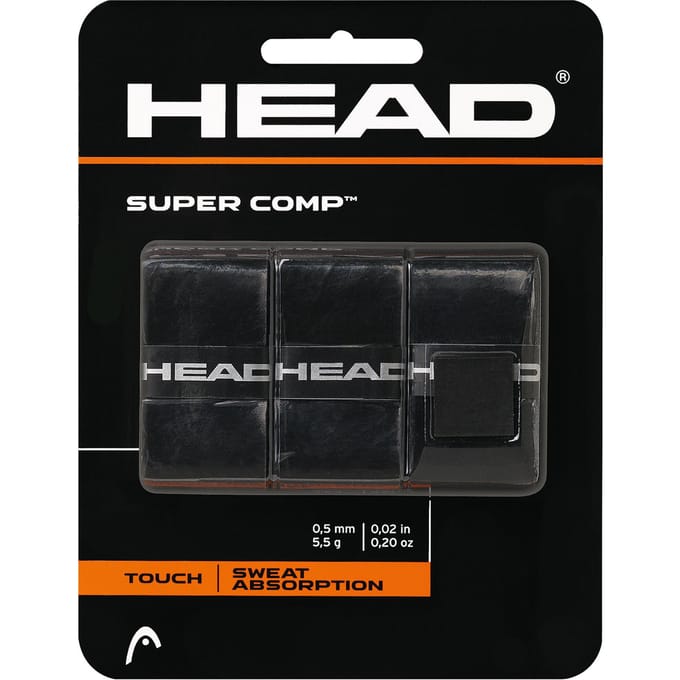 HEAD Super Comp Verpakking 3 Stuks-Zwart