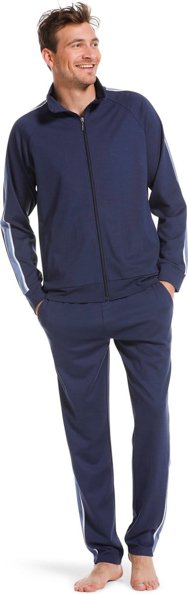 Pastunette Huispak - Sporty - Blauw - Rits - Maat M