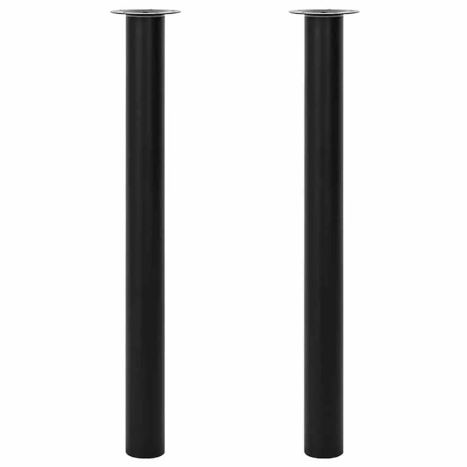 vidaXL - Tafelpoten - telescopisch - 710-1100 - mm - zwart - 2 - st