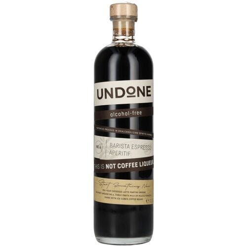 Undone Barista Espresso Aperitif This is not Coffee Liqueur alkoholfrei No. 6 0,7l