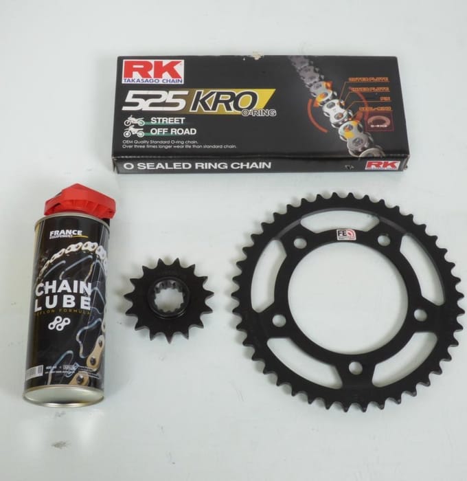 Kettingset FE voor motor Honda 650 CB FA 2014 tot 2018 15x42 spoed 525 Nieuw