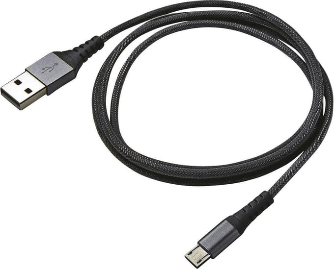 Celly Oplaadkabel 12W - USB kabel - USB-A naar Micro-USB kabel - 1.0m - Zwart