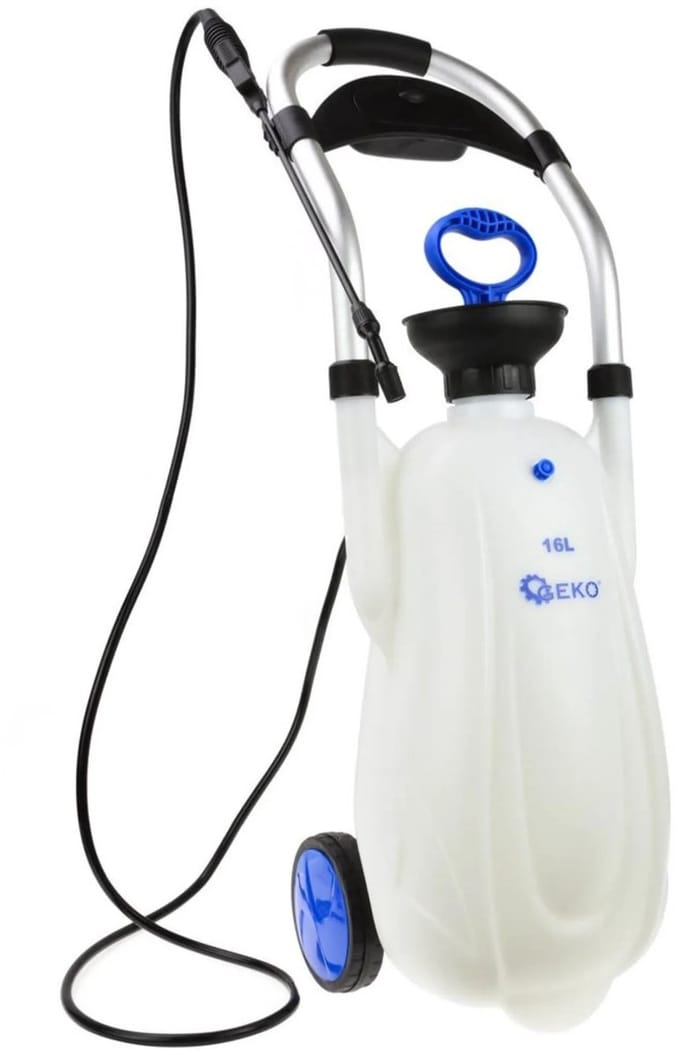 GEKO Mobiele tuinsproeier op wielen - 16L - Handmatig - Comfortabel gebruik