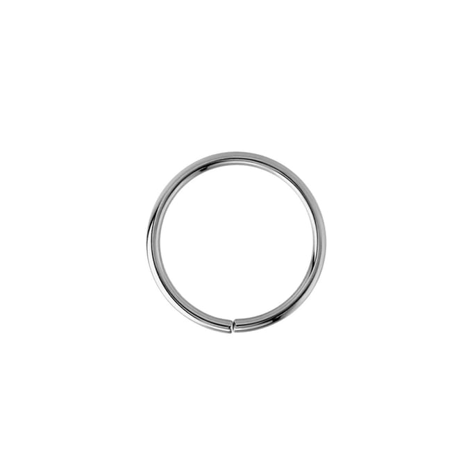 Lucardi Dames Helixpiercing ring - Piercing - Cadeau - Staal - Zilverkleurig
