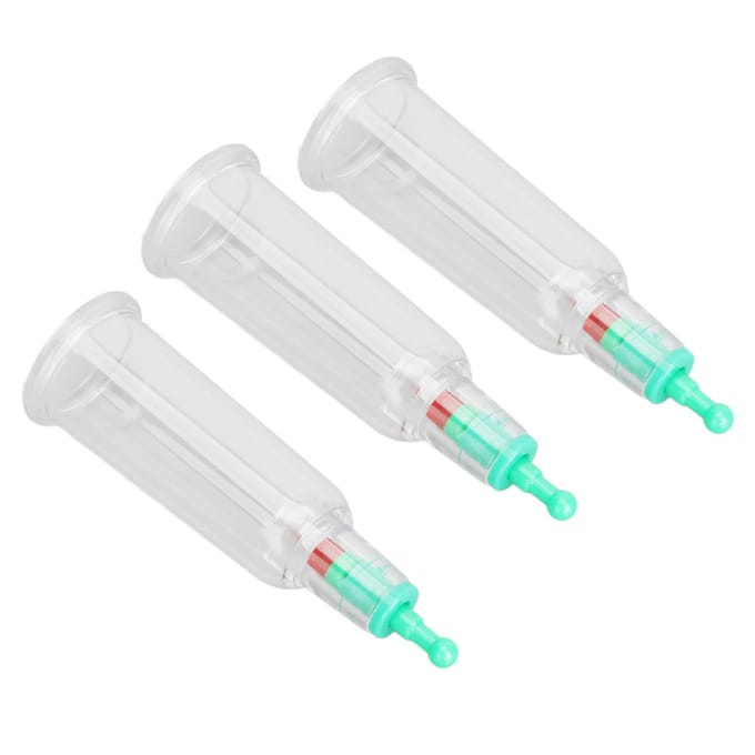 3 stuks vingercups vacuümmassage gezondheidscups sterke vacuümzuiging kleine vingercups white