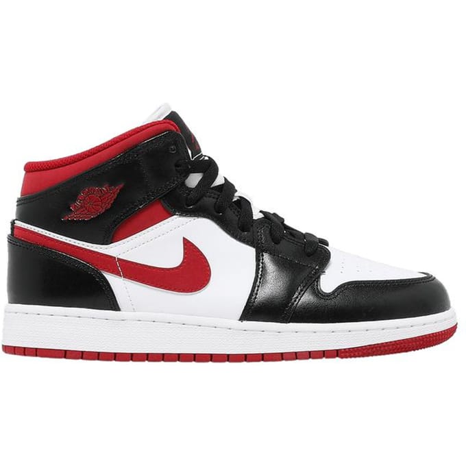 Jordan 1 Mid Gym Rouge Noir Blanc (GS) 38 black