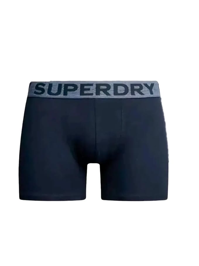 Superdry Boxershort Drieverpakking Blauw Grootte: M