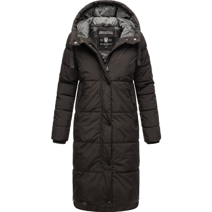 Marikoo Soranaa dames winterjas – lang, warm & met capuchon