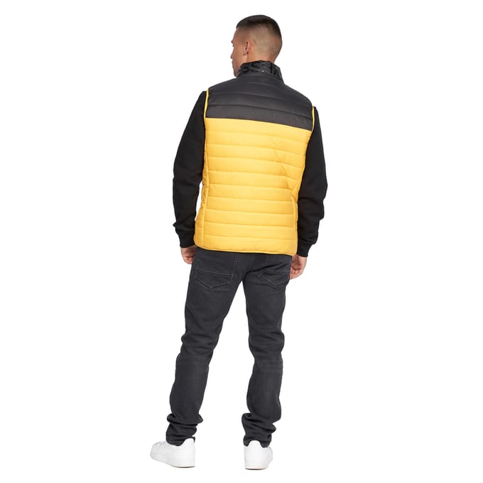 Crosshatch Heren Presnell Hoog Hals Gilet (Geel)