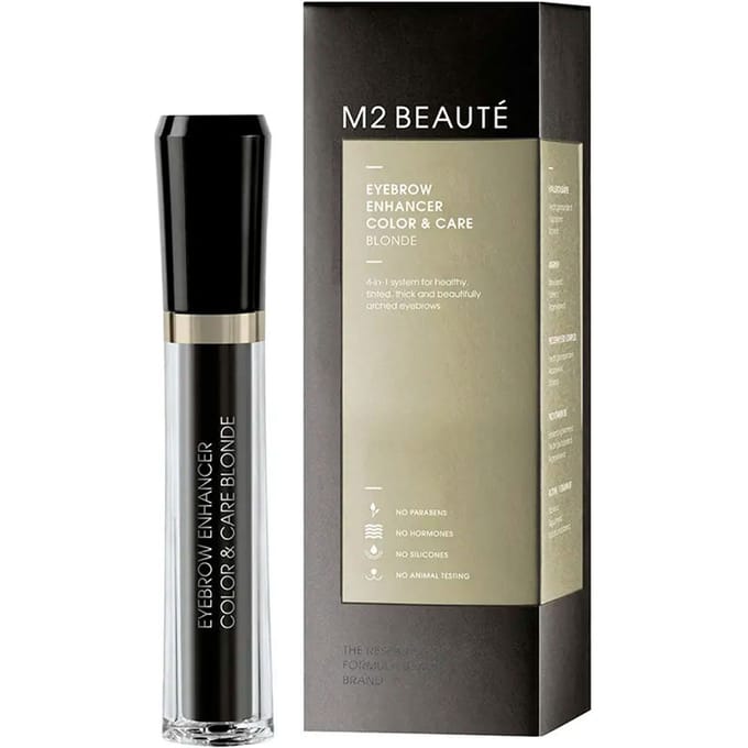 M2 Beauté Color & Care Eyebrow Enhancer - Brown - 6 ml