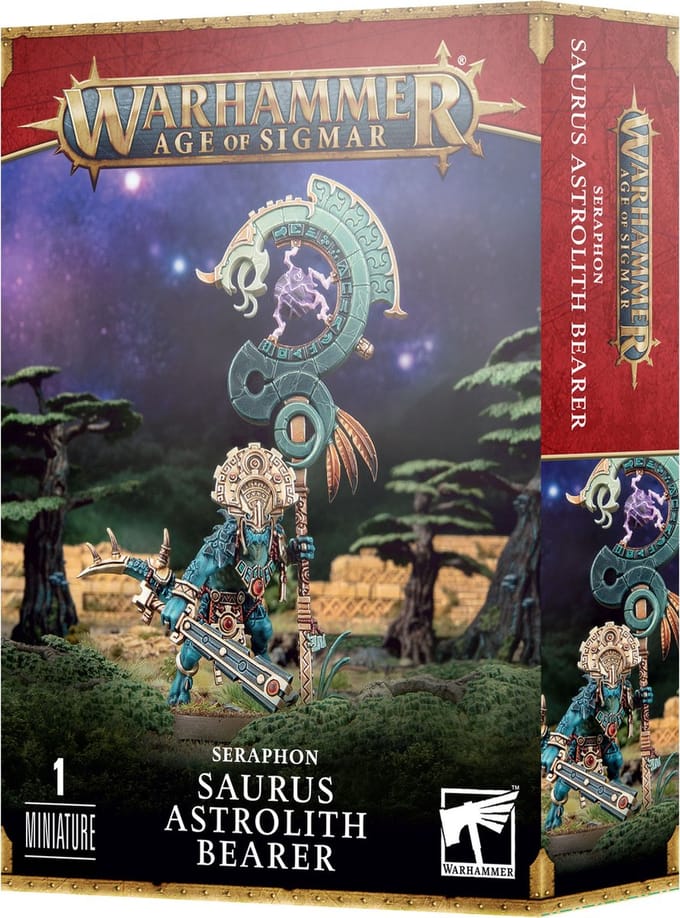Figurine Games Workshop Warhammer AoS - Seraphon d'Astrolithe Saurus