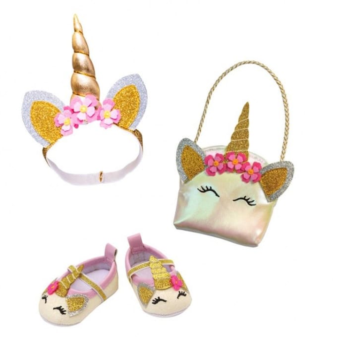 Heless Doll Accessories Glitter Unicorn Set 30-34 cm