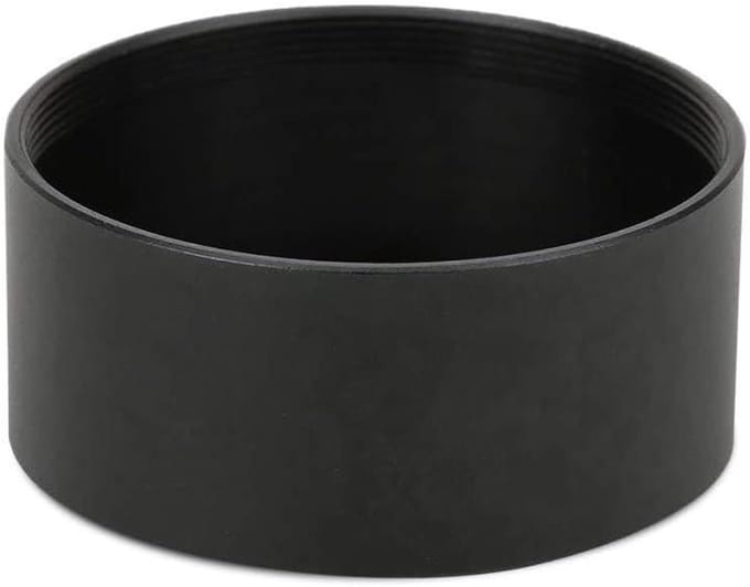 Lens Zonnekap - Camera Accessoire - Beeldverbetering - Aluminium Legering - 35mm Schroefdraad - Zwart