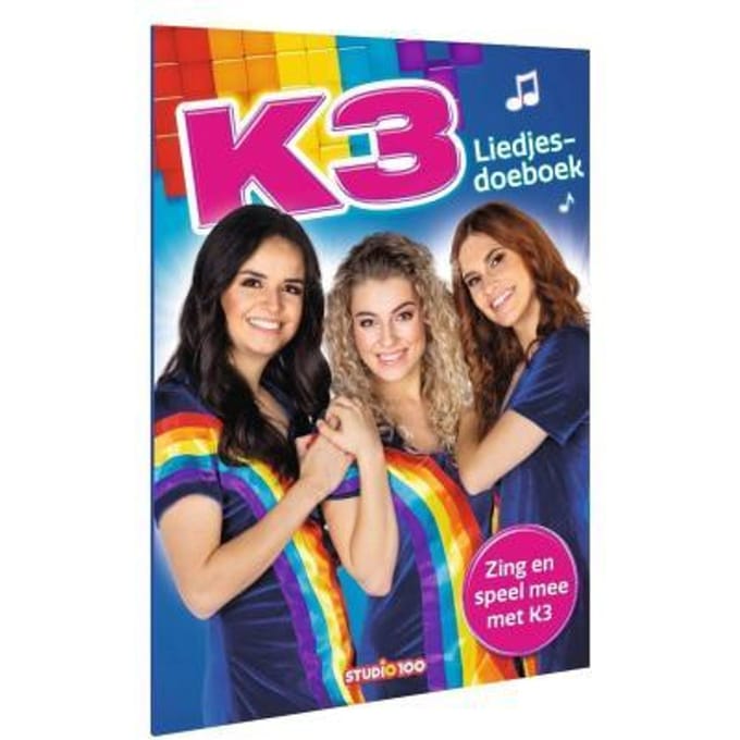 Studio 100 K3 Liedjesdoeboek Educatieve boeken (spelletjes en raadsels)
