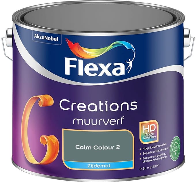 Flexa - Creations Muurverf Zijdemat - Calm Colour 2 - Mengverf - 2,5 L