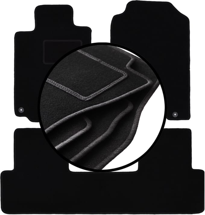 Complete set veloursmatten voor: Honda CR-V IV SUV (2011-2018)