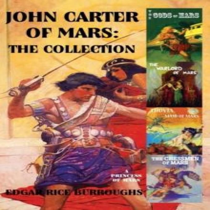 John Carter van Mars door Edgar Rice Burroughs Hardback Boek 9781907960109