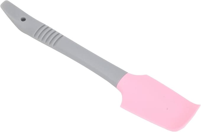 Wax Spatel - Hittebestendig Hulpmiddel - Harsen en Mengen - Gebogen Flexibele Kop - 1 Stuk - Roze