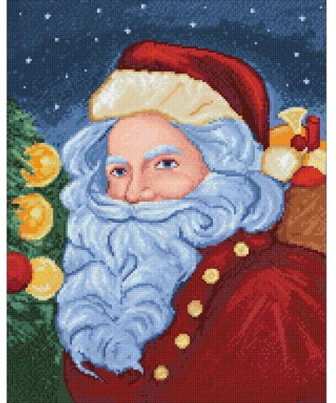 Wizardi Diamond Painting Kit Santa Claus WD2463