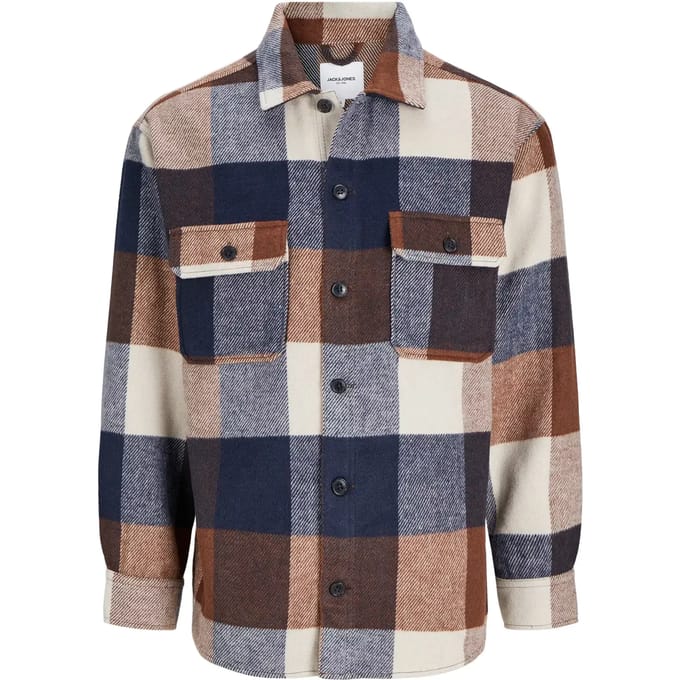 Shirt met lange mouwen Jack & Jones Ebradley Ollie Pls