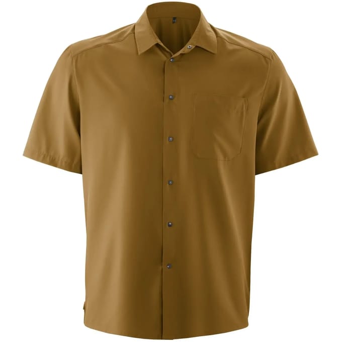 Gonso Adventure Overhemd Met Korte Mouwen Bruin XL Man
