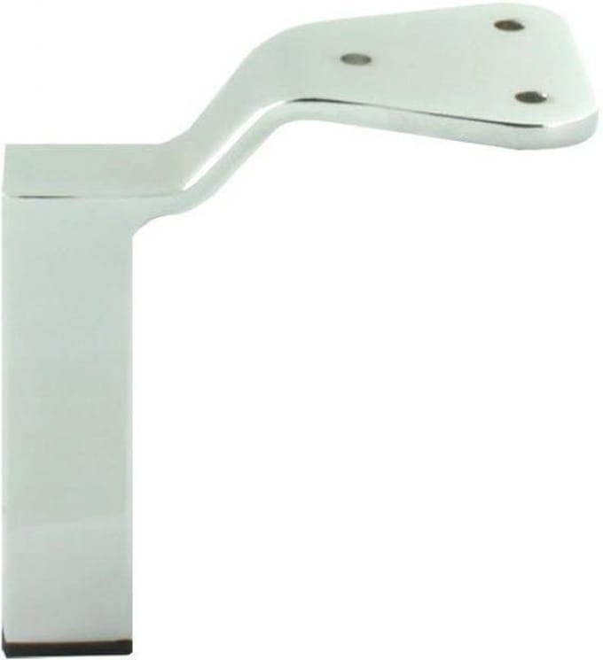 FLE - Stalen meubelpoot chroom vierkant 3 bij 3 cm en hoogte 14 cm