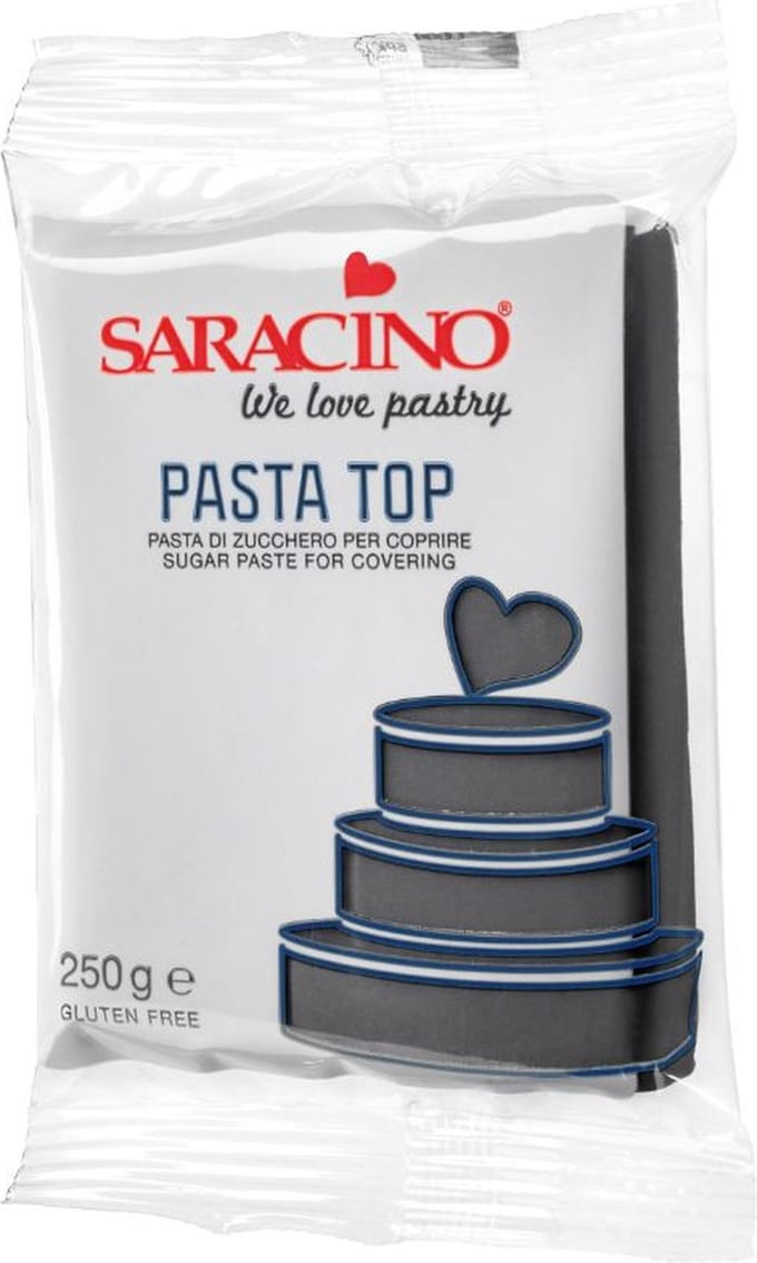 Saracino Top Fondant Zwart 250g