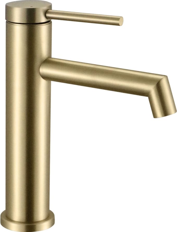 Rea Foss Gold Brush Low - Wastafelkraan - Goud