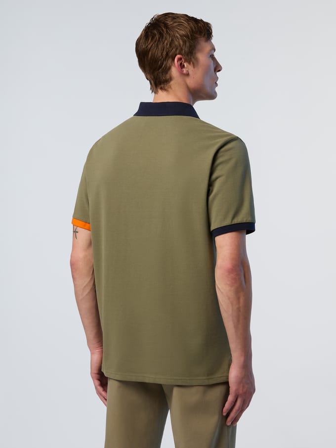 North Sails Polo overhemd Met contrasterende boorden