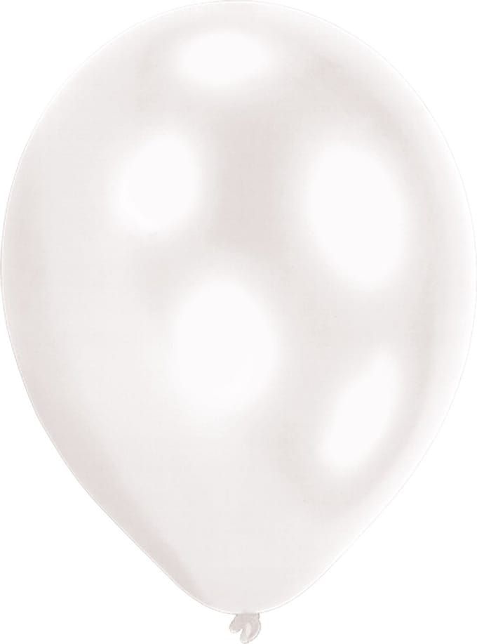 Balloominate Ballon met LED verlichting Ø 28 cm - wit - Set-5