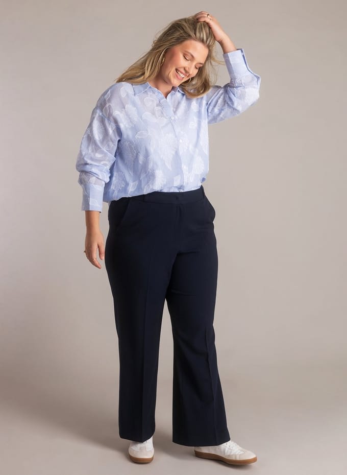 YEST CURVE Jara Bottoms - Navy - maat 0(46)