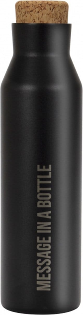 Duett Thermosfles - RVS - 500 ml - zwart